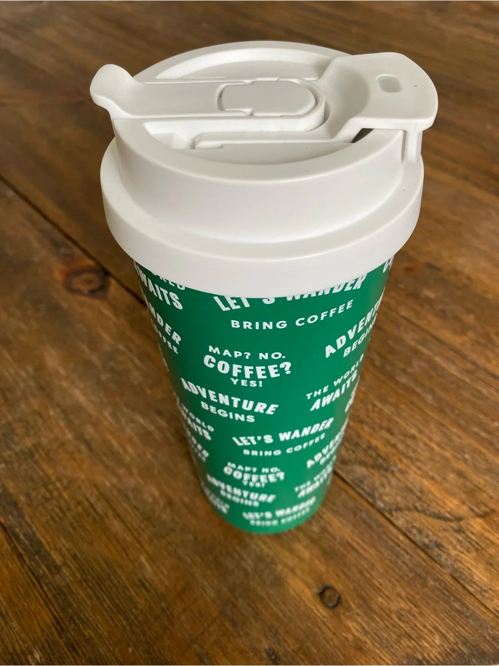 Starbucks Road Trip Collection Dual Lid Stainless Steel Tumbler (20oz)